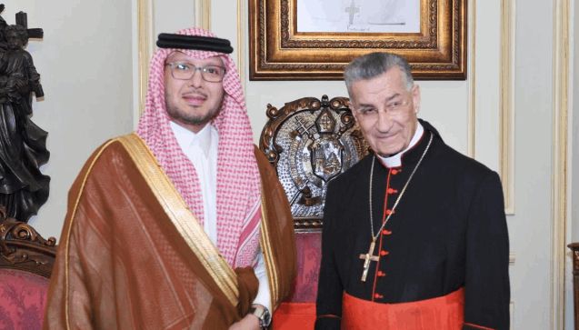 بخاري زار الراعي في بكركي وعرض معه الأوضاع في لبنان والمنطقة