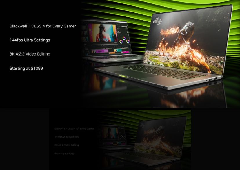 تكنولوجيا: الإعلان رسميًا عن معالج GeForce RTX 5060 للابتوب بذاكرة 8 GB GDDR7 وقدرة قصوى 100 واط