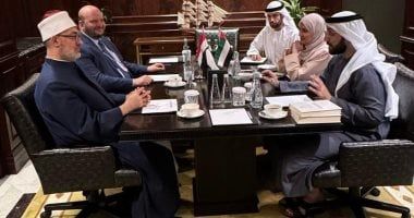 مفتى الجمهورية يلتقى رئيس جامعة محمد بن زايد لبحث سُبل التعاون