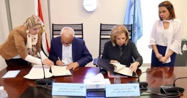 اتحاد العمال يوقع مذكرة تعاون مع القومى لحقوق الإنسان لتعزيز الوعى الحقوقى