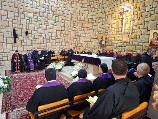 الأب عازار في تشييع الأباتي أنطوان ضو: رهبانيتنا الأنطونية تودع من كرّس حياته لخدمة الله والإنسان