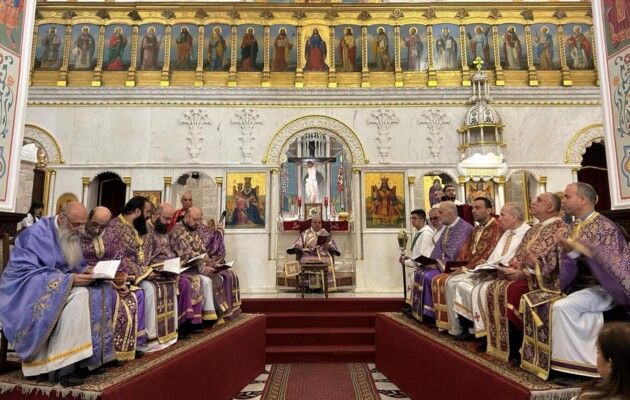 المطران ابراهيم ترأس رتبة الغسل في سيدة النجاة