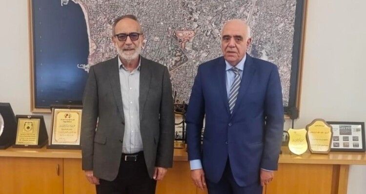 القصيفي بحث مع درويش بإجراءات لوجستية لتأهيل قاعدة تمثال الشهداء ومحيطه في بيروت