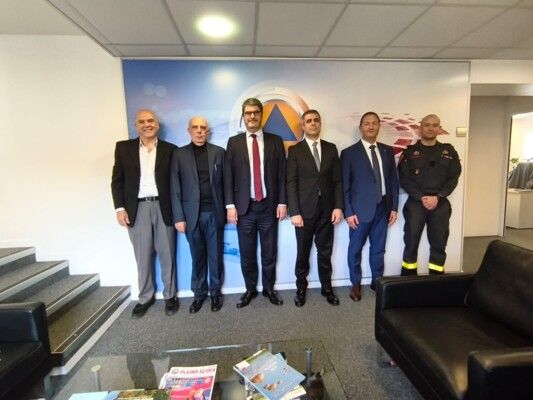 الدفاع المدني: زيارة فرح الى فرنسا تندرج في إطار استراتيجيتها الهادفة إلى تعزيز القدرات الوطنية