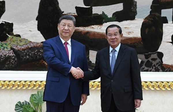 الرئيس الصيني يجري زيارة دولة إلى كمبوديا