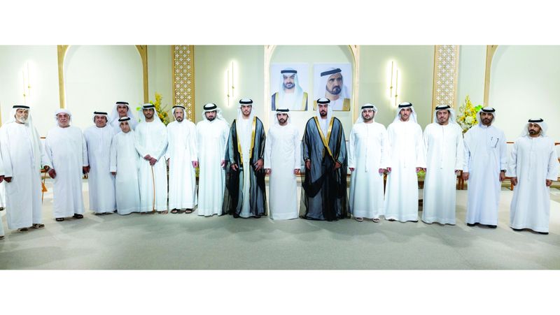 الامارات | حمدان بن محمد يحضر أفراح الكتبي والمزروعي