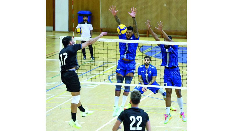 الامارات | بني ياس يلامس درع دوري الطائرة