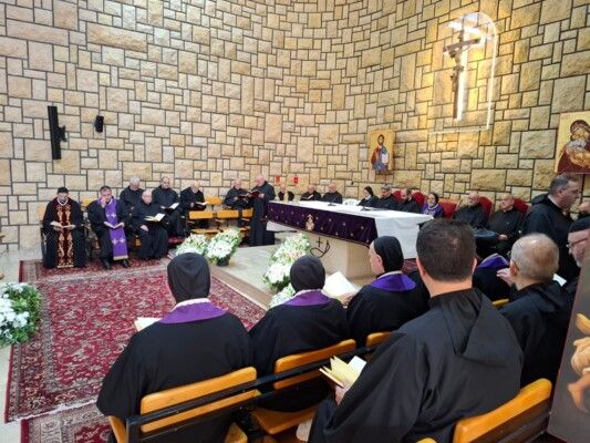 الأب عازار في تشييع الأباتي أنطوان ضو: رهبانيتنا الأنطونية تودع من كرّس حياته لخدمة الله والإنسان