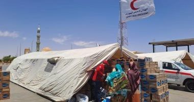الهلال الأحمر المصرى يستعرض جهود الاستجابة لتداعيات الأزمة السودانية