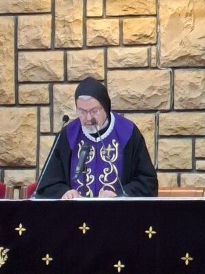 الأب عازار في تشييع الأباتي أنطوان ضو: رهبانيتنا الأنطونية تودع من كرّس حياته لخدمة الله والإنسان