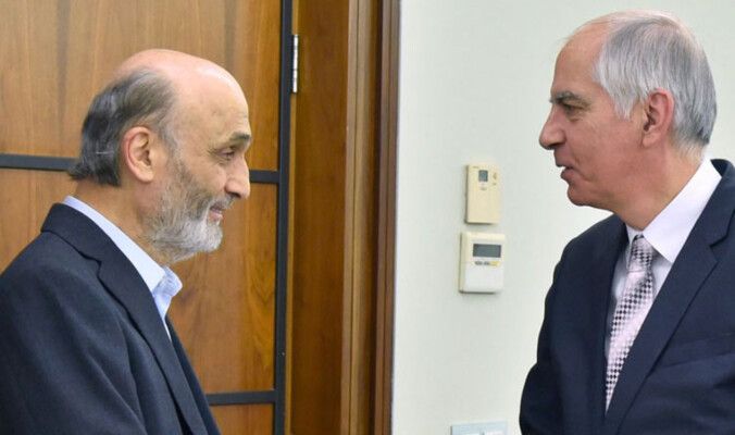 جعجع بحث مع ماغرو في آخر المستجدات المحلية والإقليمية والدولية