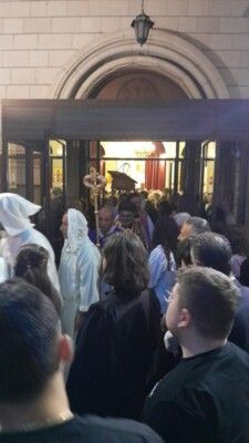 سفر احتفل برتبة جناز المسيح في كنيسة السيدة- زحلة: نأمل أن يقوم لبنان من جلجلته