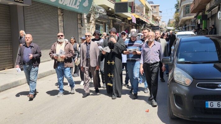 مسيرة صلاة لمناسبة الجمعة العظيمة في بعلبك