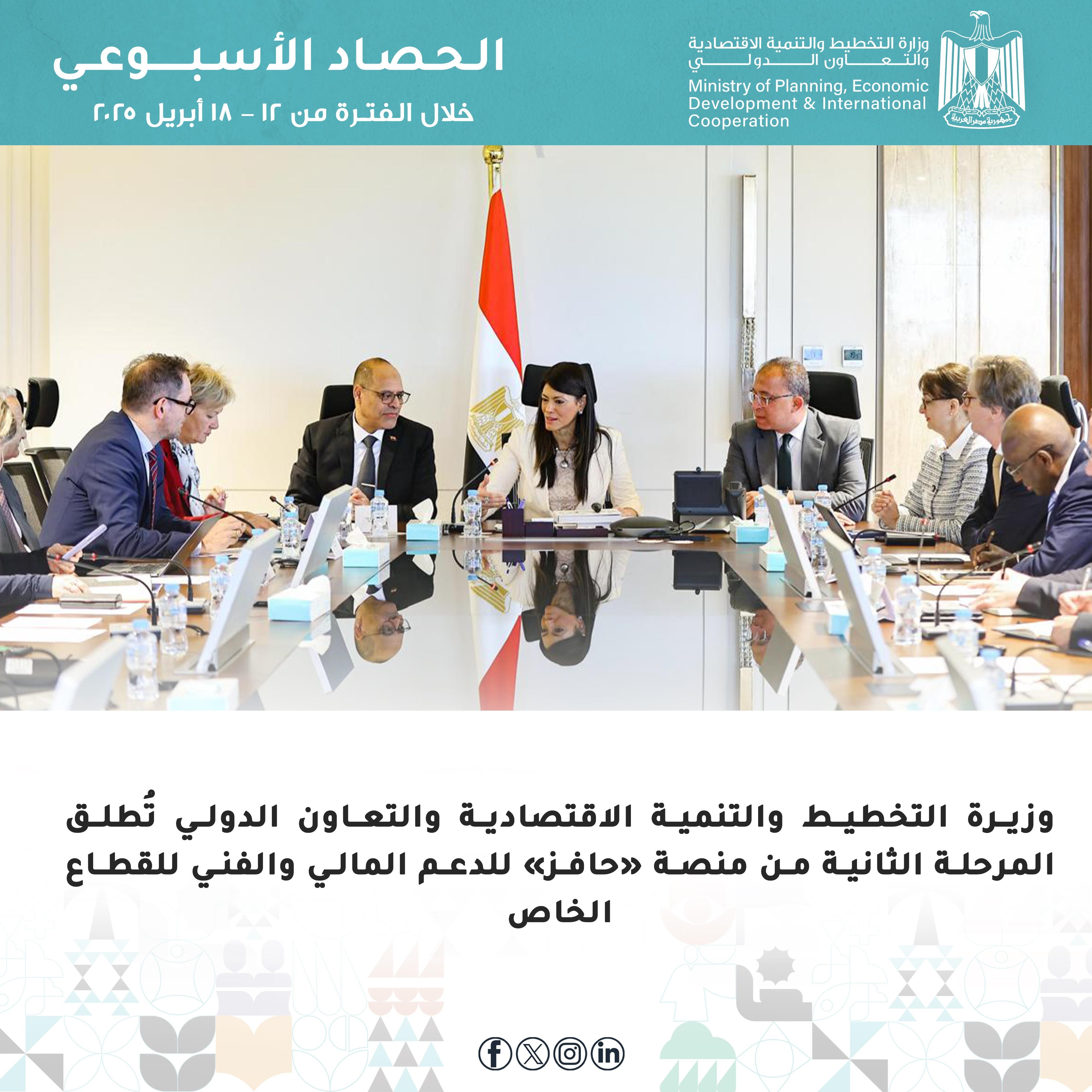 حصاد التخطيط فى أسبوع.. عرض خطة التنمية الاقتصادية والاجتماعية على مجلس النواب