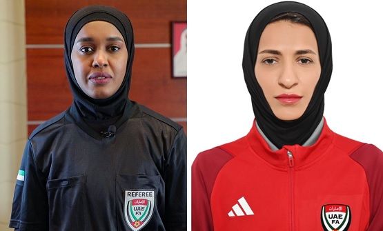 الامارات | روضة المنصوري وخلود الزعابي ضمن طاقم تحكيم نهائي كأس الرابطة