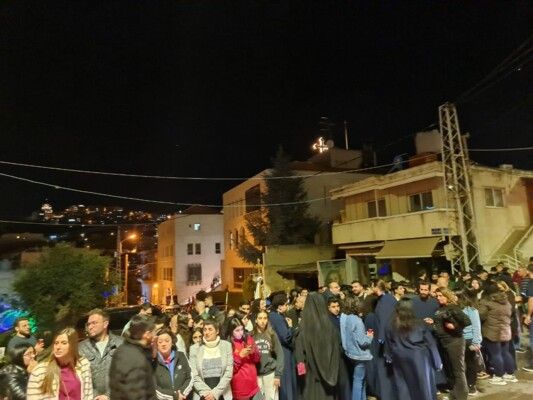 شعلة النور المقدس وصلت إلى كاتدرائية القديس نيقولاوس العجائبي- زحلة