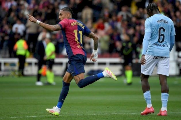 بطولة إسبانيا: ريمونتادا برشلونة أمام سلتا فيغو تبعده في الصدارة 7 نقاط