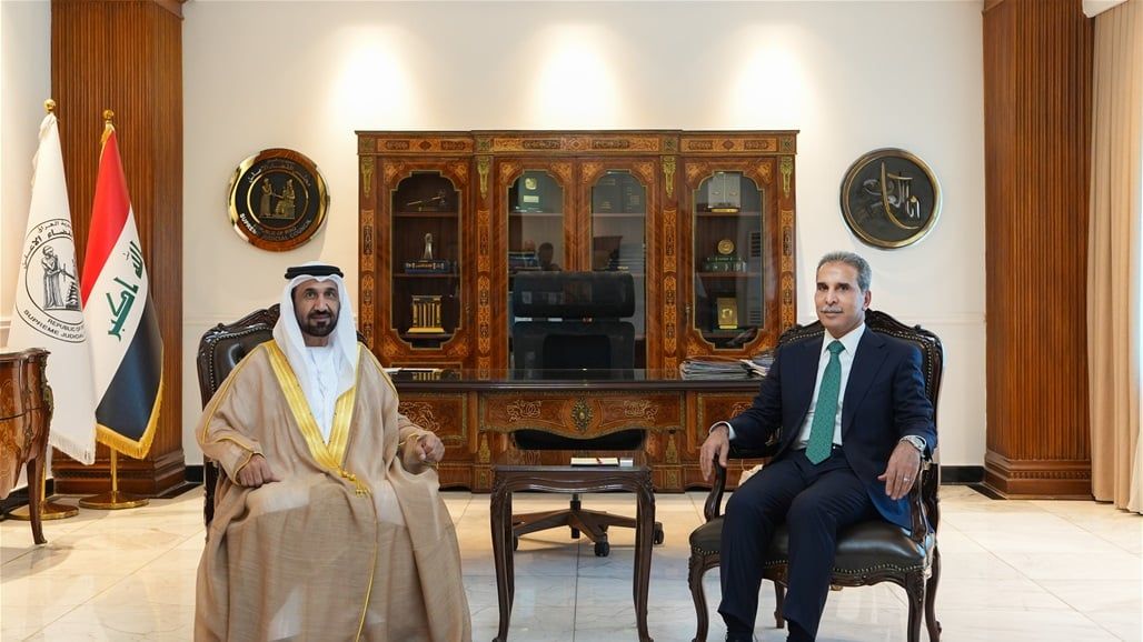 رئيس مجلس القضاء يبحث مع رئيس البرلمان العربي عددا من القضايا