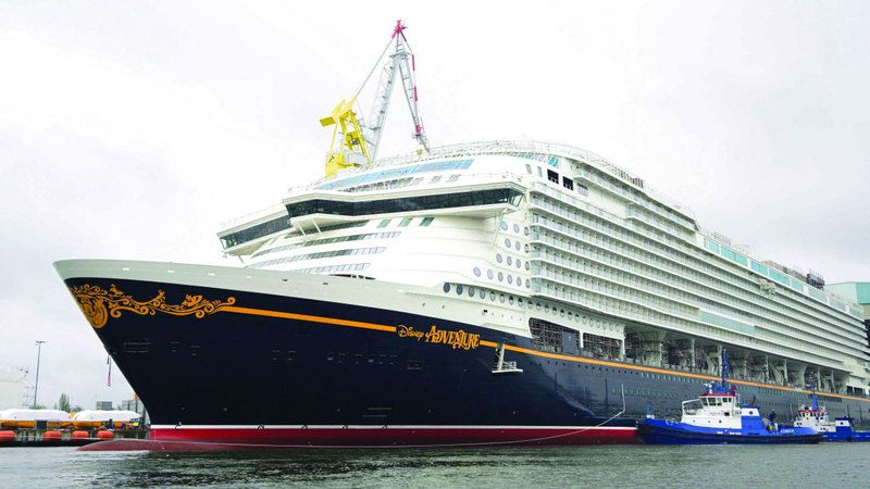 الامارات | تدشين أكبر سفينة سياحية بُنيت في ألمانيا