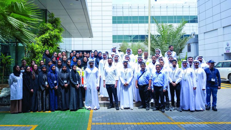 الامارات | حمدان بن محمد يزور مقر «الإمارات لتموين الطائرات»