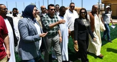 وفد التنسيقية يشارك فى جولة وزير الشباب والرياضة بـ"شلاتين وأبو رماد وحلايب"