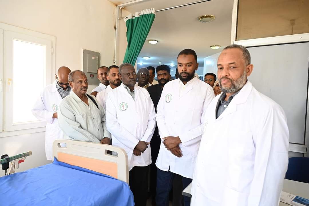 وزير الصحة الاتحادي يطلق نداءً لإعادة إعمار المؤسسات الصحية في ولاية الخرطوم للمرة الثانية من داخل مستشفى الشعب
