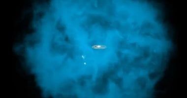 تكنولوجيا: سحابة من غاز الهيدروجين تكشف لغز المادة المفقودة في الكون