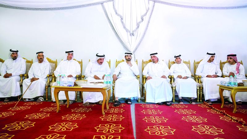 الامارات | حمدان بن محمد يُعزّي في وفاة محمد عبدالله علي بالعبيده السويدي