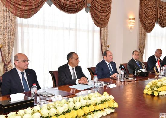 الرئيس السيسي ونظيره الجيبوتى يؤكدان رفضهما تهديد أمن الملاحة بالبحر الأحمر