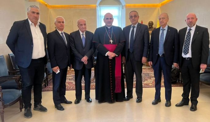 المجلس العام الماروني زار السفارة البابوية في لبنان: ذكرى البابا فرنسيس ستظل منارة روحية لكل المؤمنين بلبنان والعالم