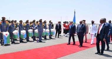 الرئيس السيسي يعود إلى أرض الوطن بعد زيارته لجمهورية جيبوتى الشقيقة