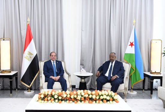 الرئيس السيسي يعود إلى أرض الوطن بعد زيارته لجمهورية جيبوتى الشقيقة