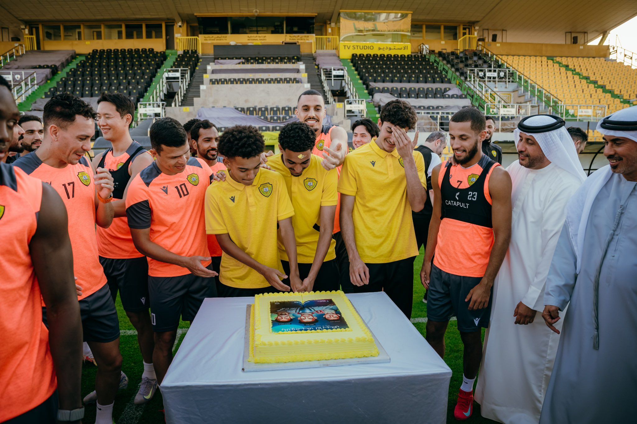 الامارات | الوصل يحتفل بنجوم منتخب الناشئين بعد التأهل للمونديال