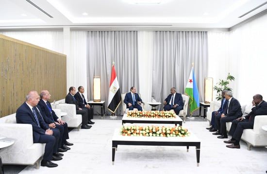 الرئيس السيسي يعود إلى أرض الوطن بعد زيارته لجمهورية جيبوتى الشقيقة