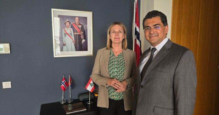 مرقص التقى سفيرة النروج في لبنان وعرضا الأوضاع العامة في لبنان والمنطقة وسبل التعاون بين البلدين
