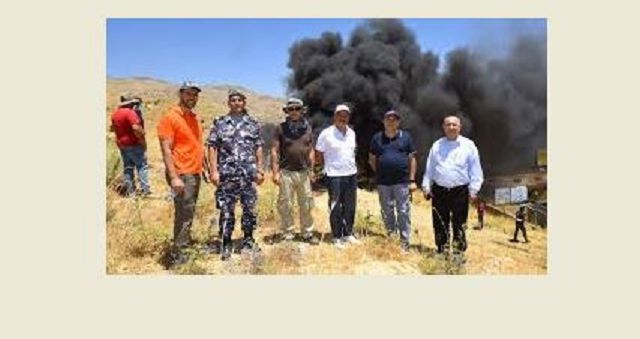 مكتب مكافحة المخدّرات الإقليمي في زحلة قام بتلف كميّة من المواد المُخدّرة المضبوطة سابقا