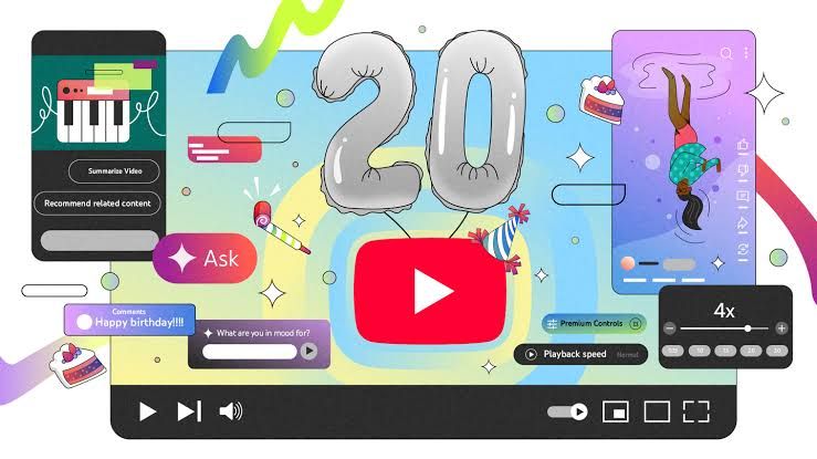 تكنولوجيا: يوتيوب يحتفل بمرور 20 عامًا بإطلاق ميزات جديدة لمستخدمي Premium