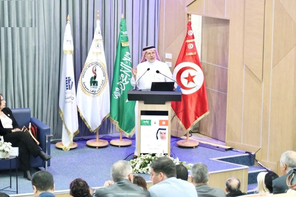 سوسة.. الربيعة يؤكد أن المملكة منارة عالمية للعمل الإنساني