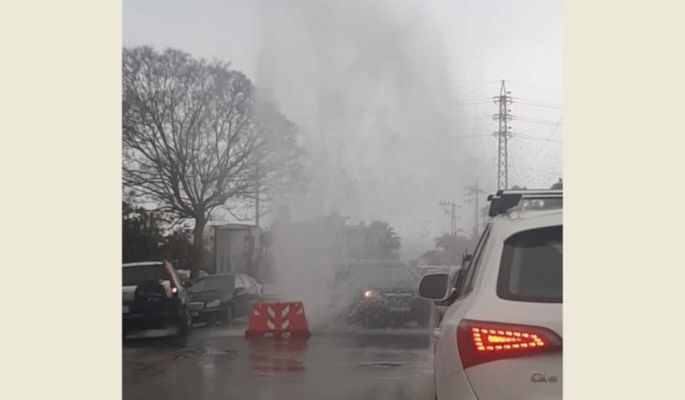 دائرة مياه جبيل: فرق الصيانة تصلح العطل الناتج عن انفجار خط الضخ في عمشيت