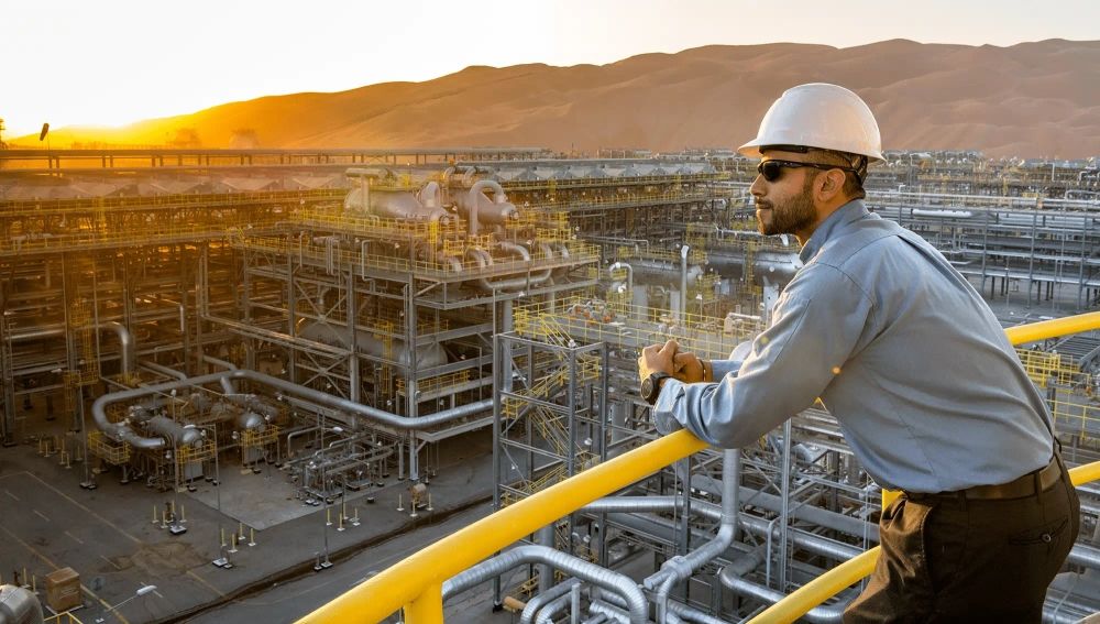 "اليوم" تتجول في "محمية ومعامل" كنز النفط الاستثنائي في قلب صحراء الربع الغالي