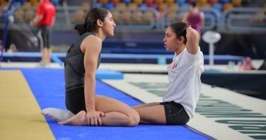 اختتام استعدادات المنتخبات المشاركة فى مونديال للجمباز الفنى القاهرة 2025