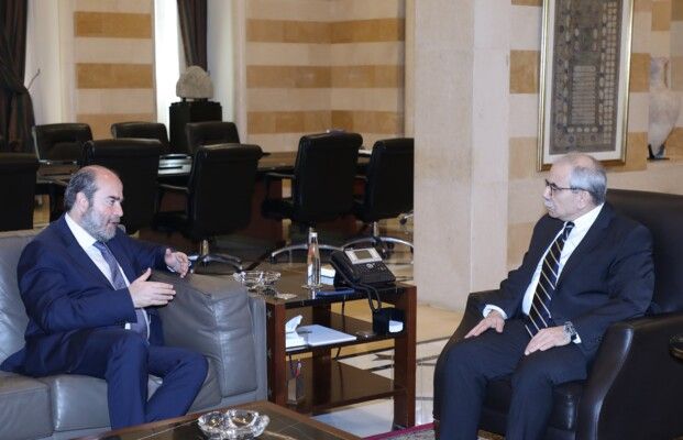 سلام التقى وفدًا من لجنة الشؤون الخارجية في البرلمان الهولندي وبحث مع عقيص ملفات حيوية