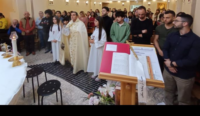 قداس عن روح البابا فرنسيس في كنيسة سيدة لبنان في مرسيليا