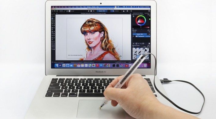 تكنولوجيا: حوّل لوحة تتبع MacBook إلى تابلت رسم احترافي باستخدام قلم SonarPen