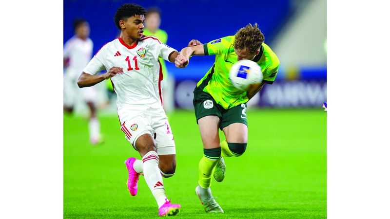 الامارات | هدف «أبيض الناشئين» بمرمى أستراليا ضمن الأجمل في كأس آسيا