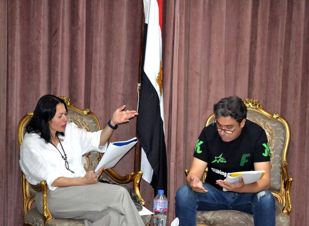 صور البروفة الأولى لمسرحية "الملك وأنا" من بطولة لقاء الخميسي