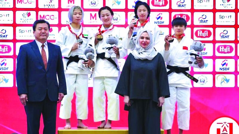 الامارات | بشيرات تهدي الإمارات فضية آسيا للجودو