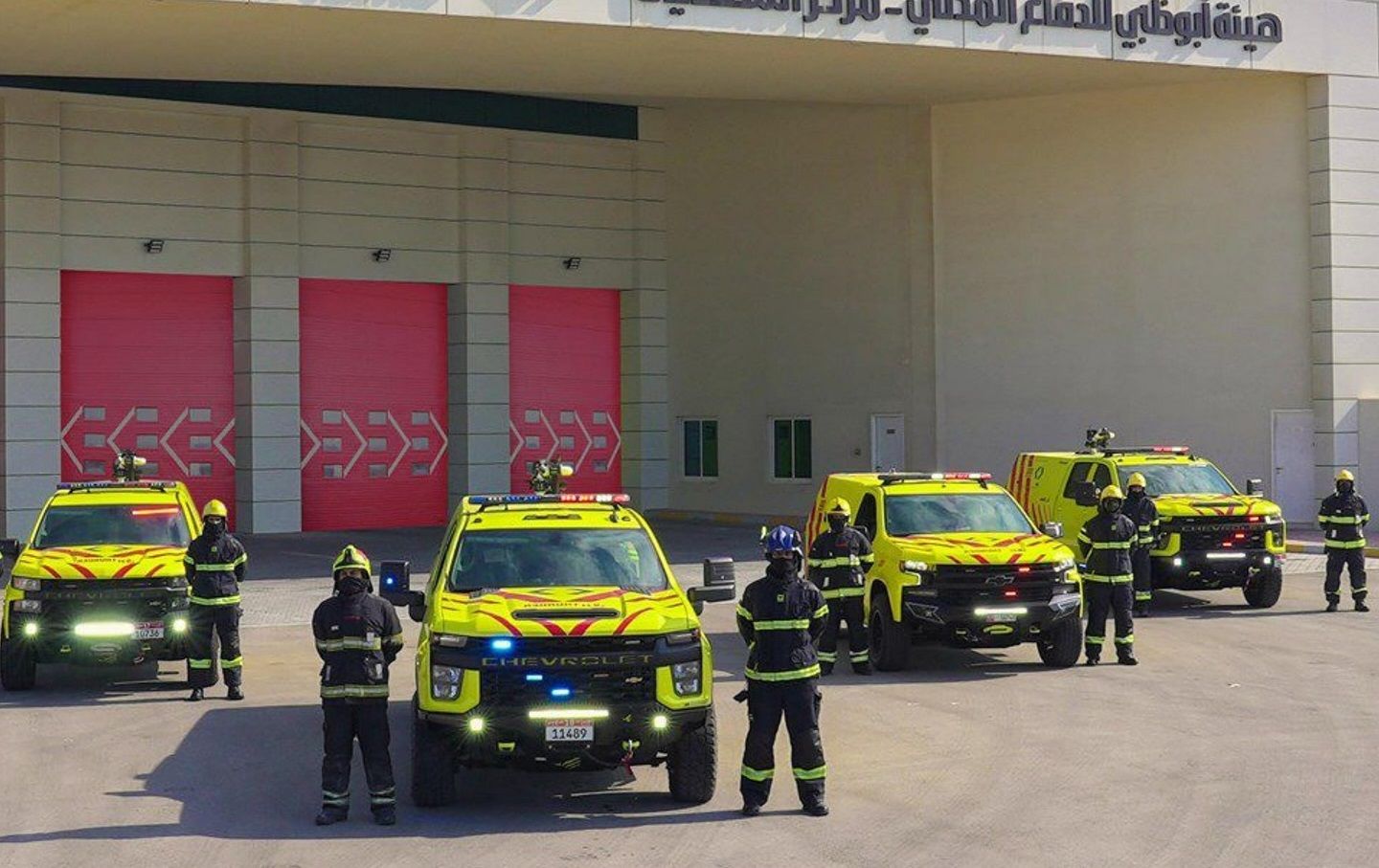 الامارات | شرطة أبوظبي تسيطر على حريق اندلع في الوحدة مول