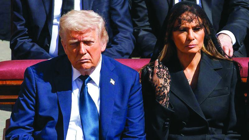 الامارات | ترامب في عيد ميلاد زوجته: لا وقت لشراء هدايا.. سآخذها إلى جنازة «البابا»