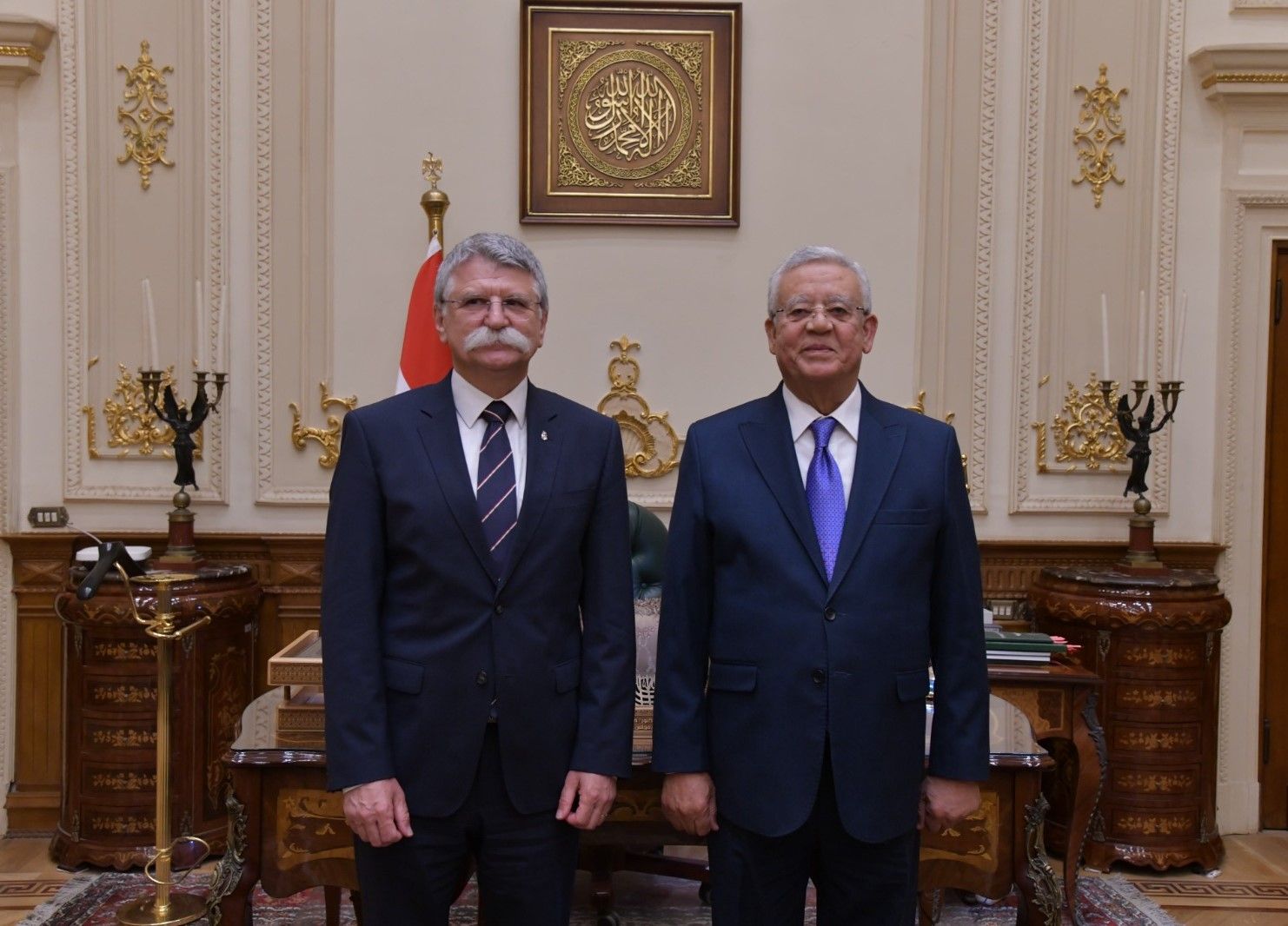 رئيس مجلس النواب يستقبل رئيس برلمان المجر